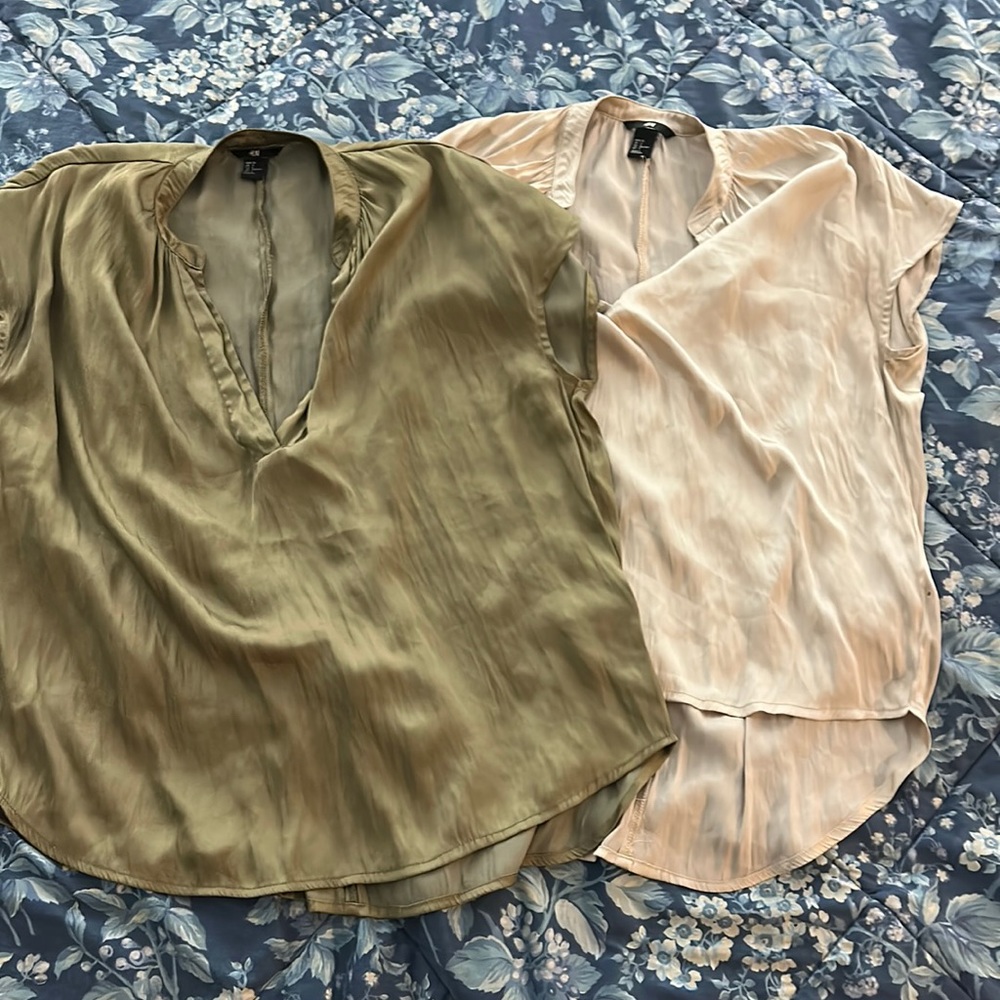 H&M Silky Dress Top